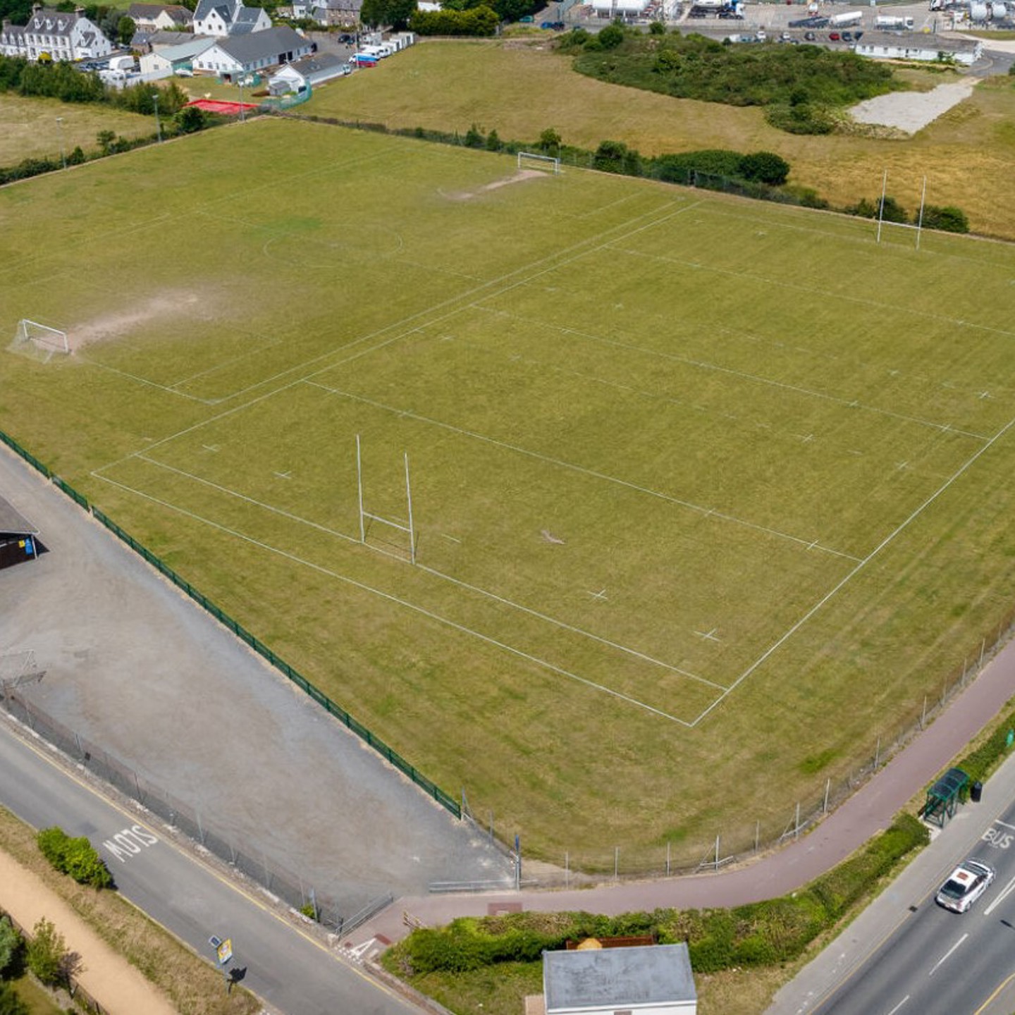 Airport Playing Fields Aerial Image 1 2023